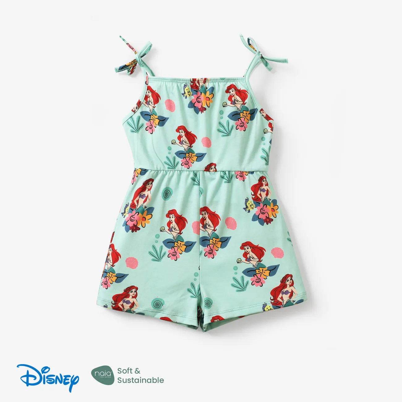 Disney Princess Kleinkinder Mädchen Tanktop Kindlich Baby-Overalls grün big image 1