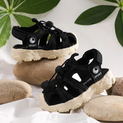 Toddler/Kid Sporty Solid Color Rubber Sandals