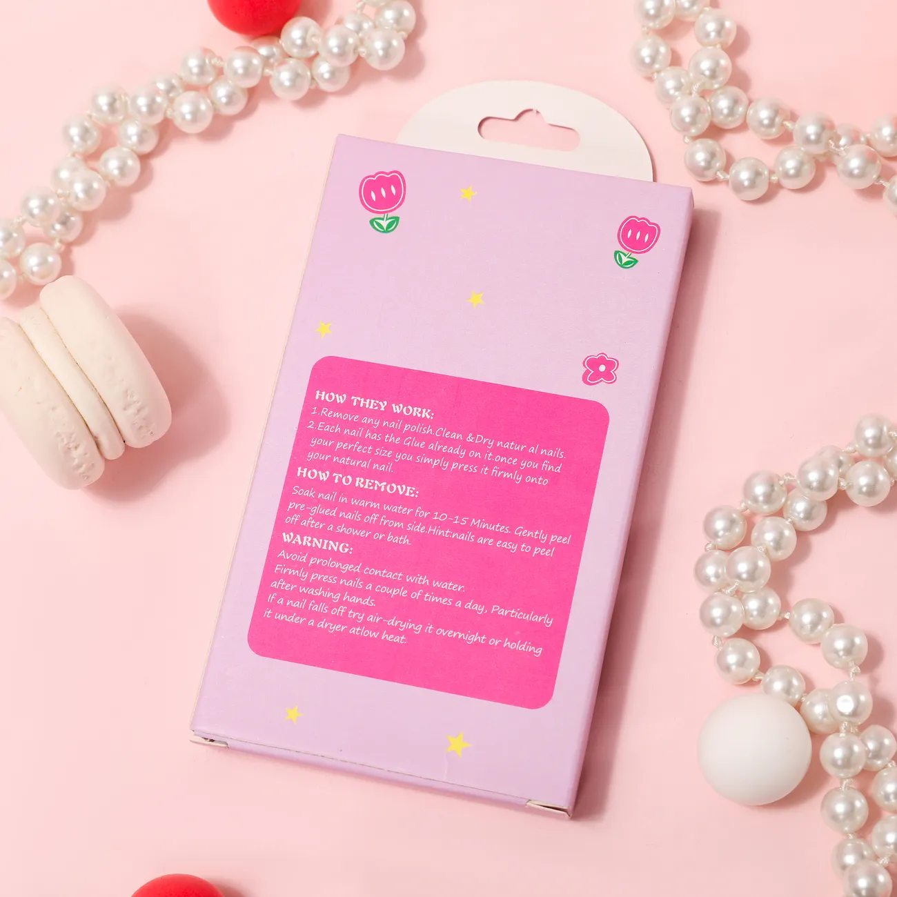24er Pack Kinderschmuck für Mädchen im kindlichen Stil rosa big image 1