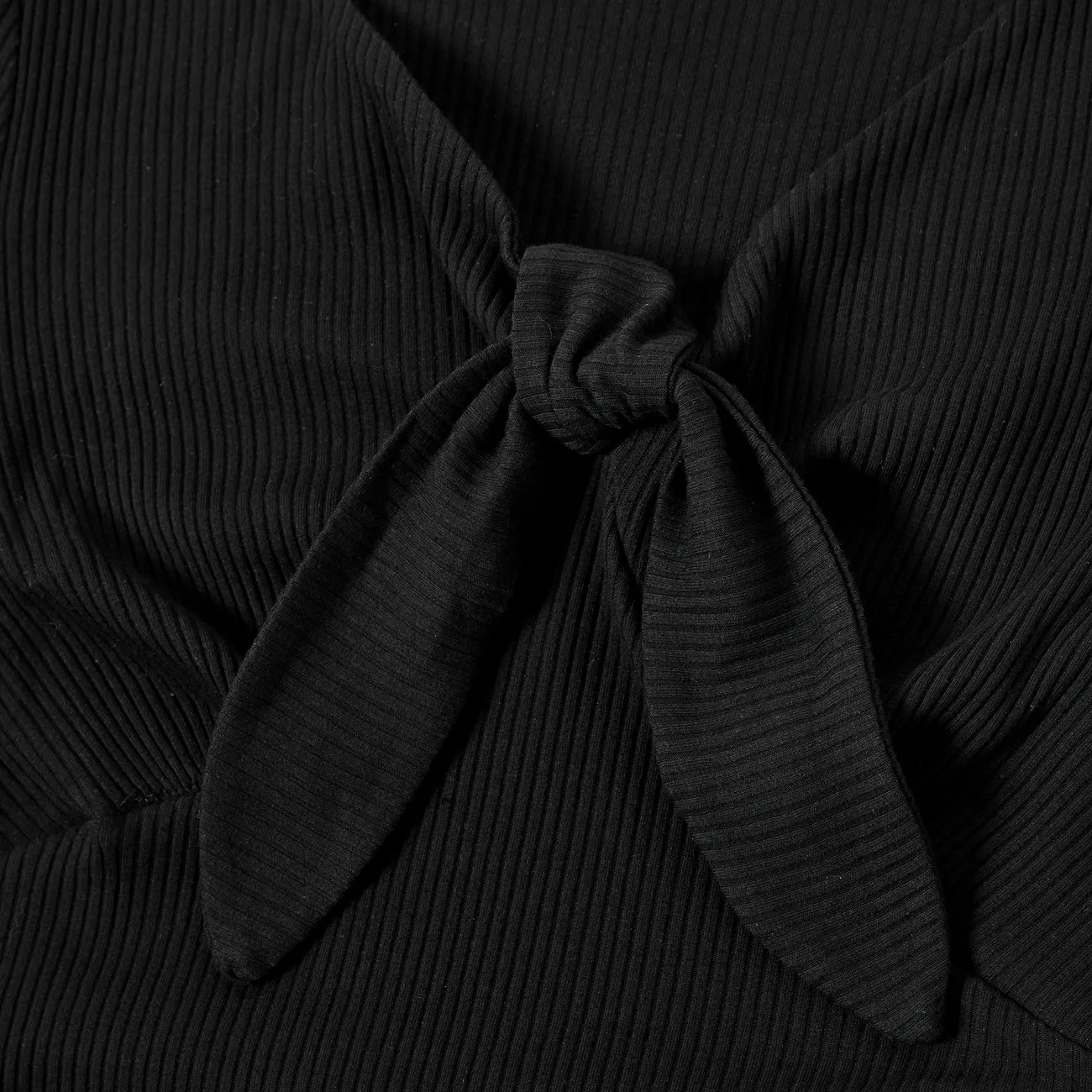 Manches courtes Robes Maman Et Moi Noir big image 1