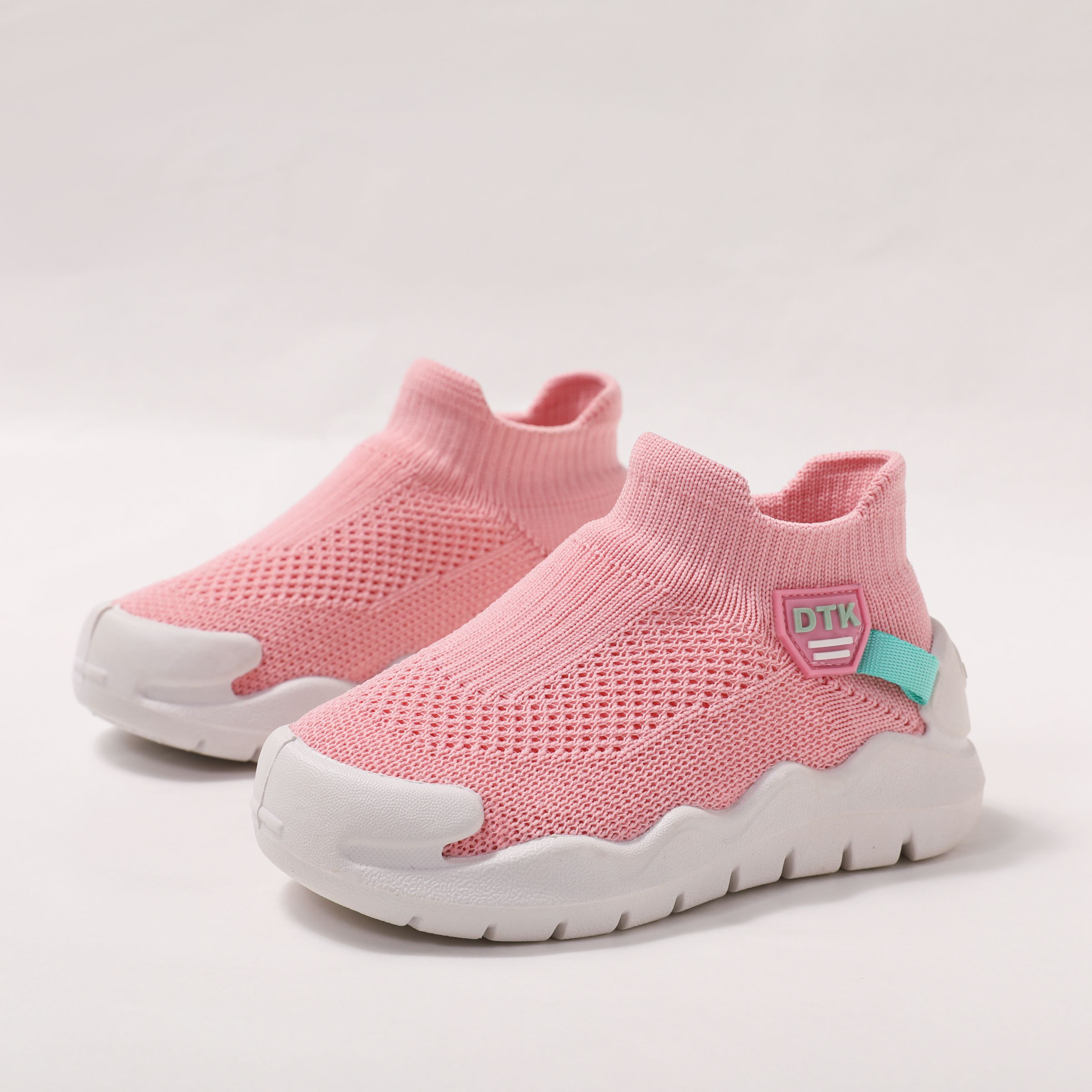 Toddler/Kid Sporty Style Mesh and Cotton Slip-on Sports Shoes