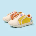 Toddler/Kid Boy/Girl Canvas Slip-On Color Block Casual Shoes Yellow
