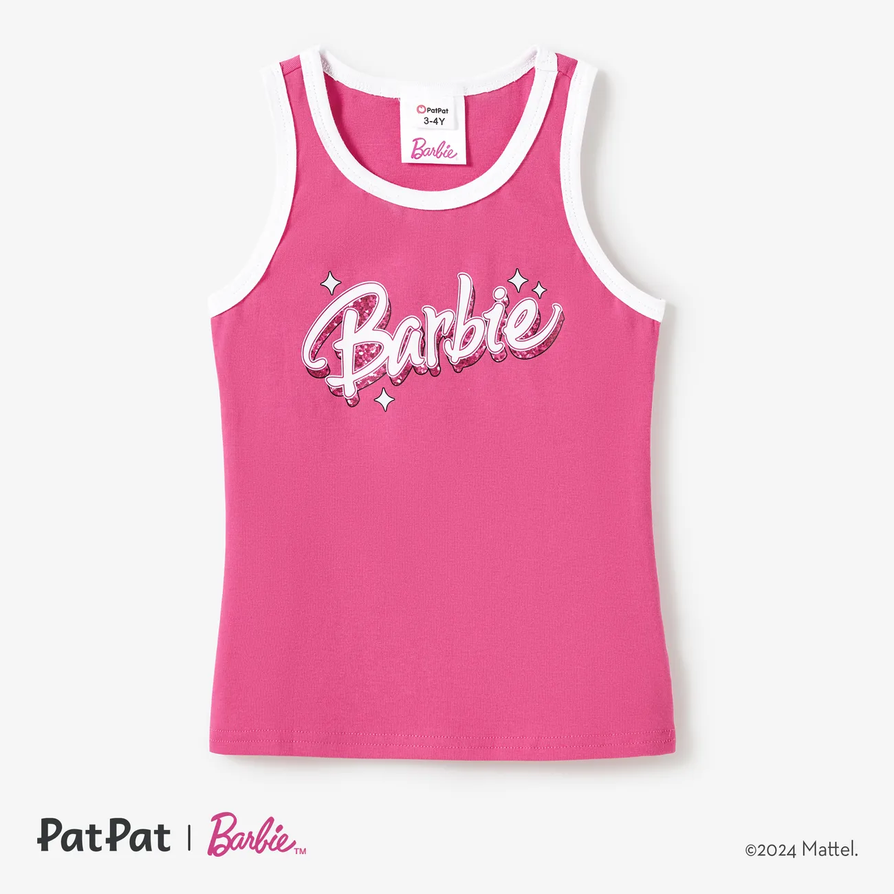 Barbie 母親節 無袖 上衣 媽咪寶寶裝 粉色的 big image 1