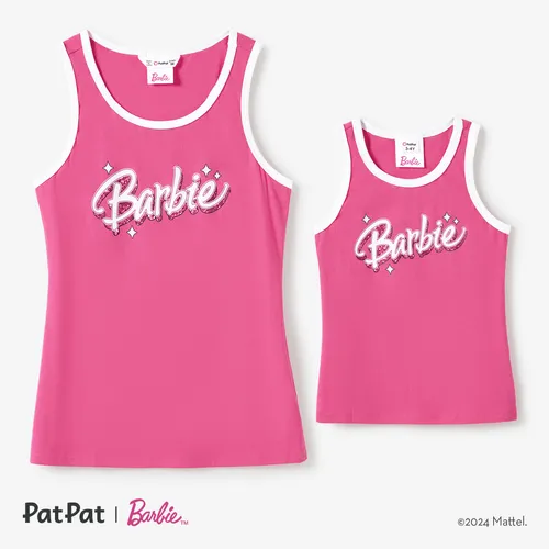 Barbie Mommy and Me Camiseta de tirantes deportiva de algodón