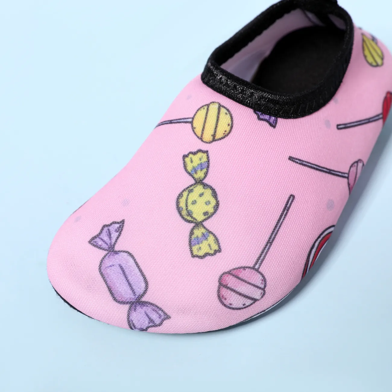 Toddler/Kid Girl Graffiti mão-desenhado rosa slip-on sapatos de praia  Rosa Escuro big image 1