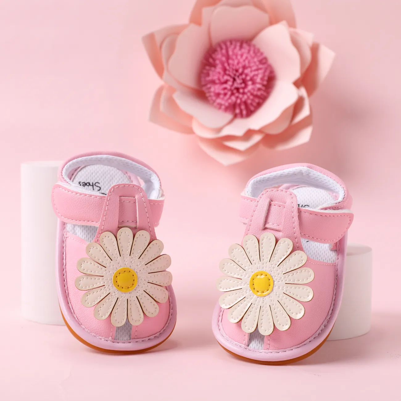 Baby Mädchen Lässig Pflanzen und Blumen Kleinkindschuhe rosa big image 1