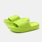 Toddler/Kids Casual Solid Color Soft Sole Non-Slip Slippers Light Green