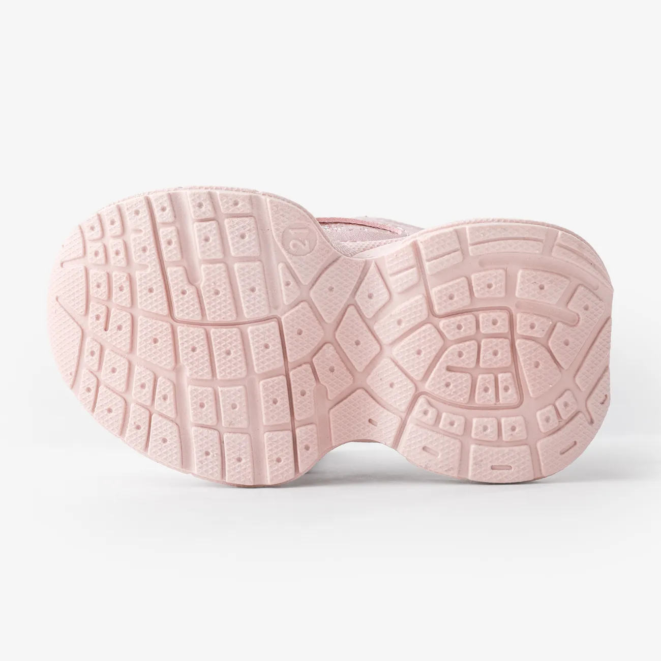 Toddler & Kids Girls' Stylish Glitter Design Velcro Sports Shoes Pink big image 1