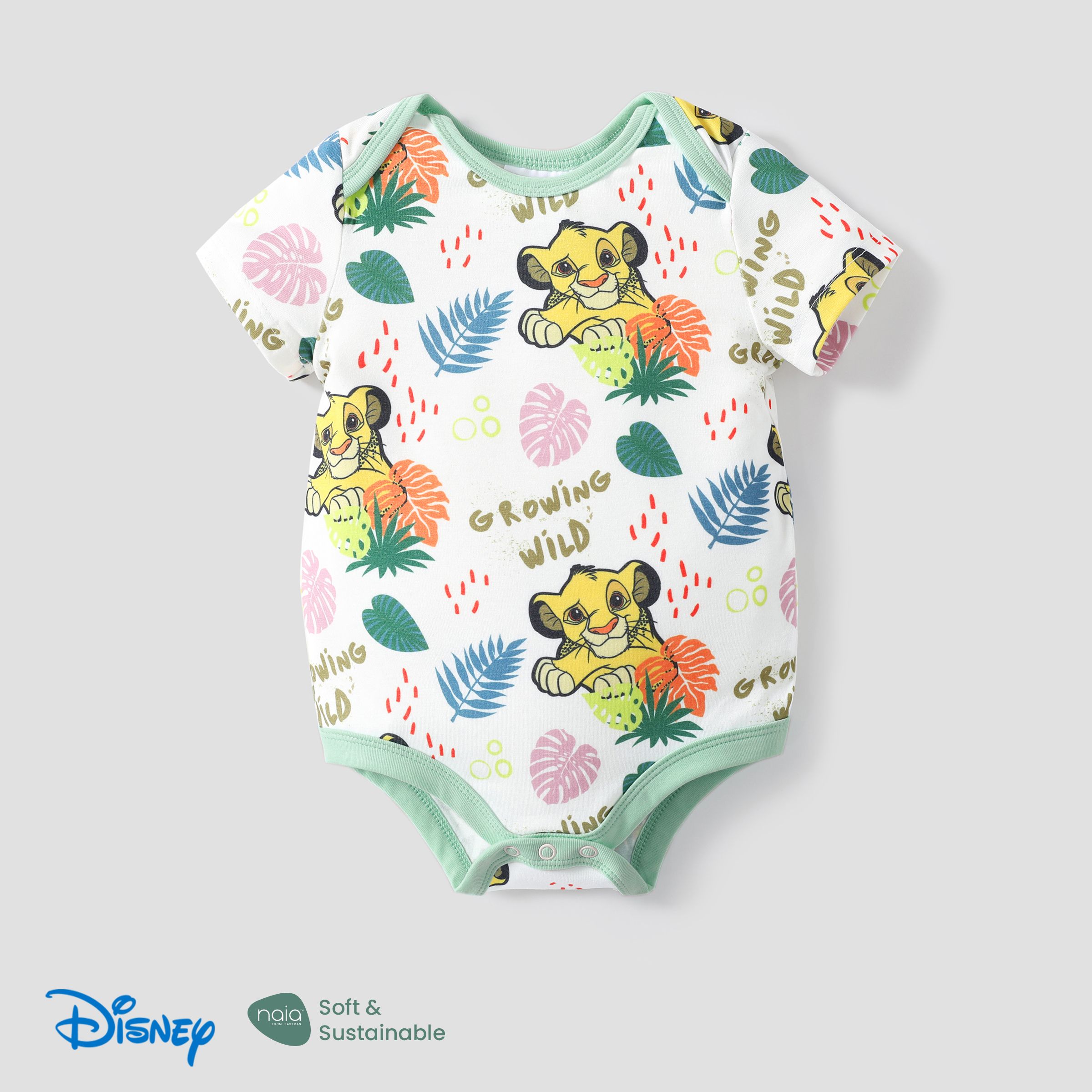 

Disney Lion King Baby Boys/Girls Simba 1pc Naia™ Character Print Romper