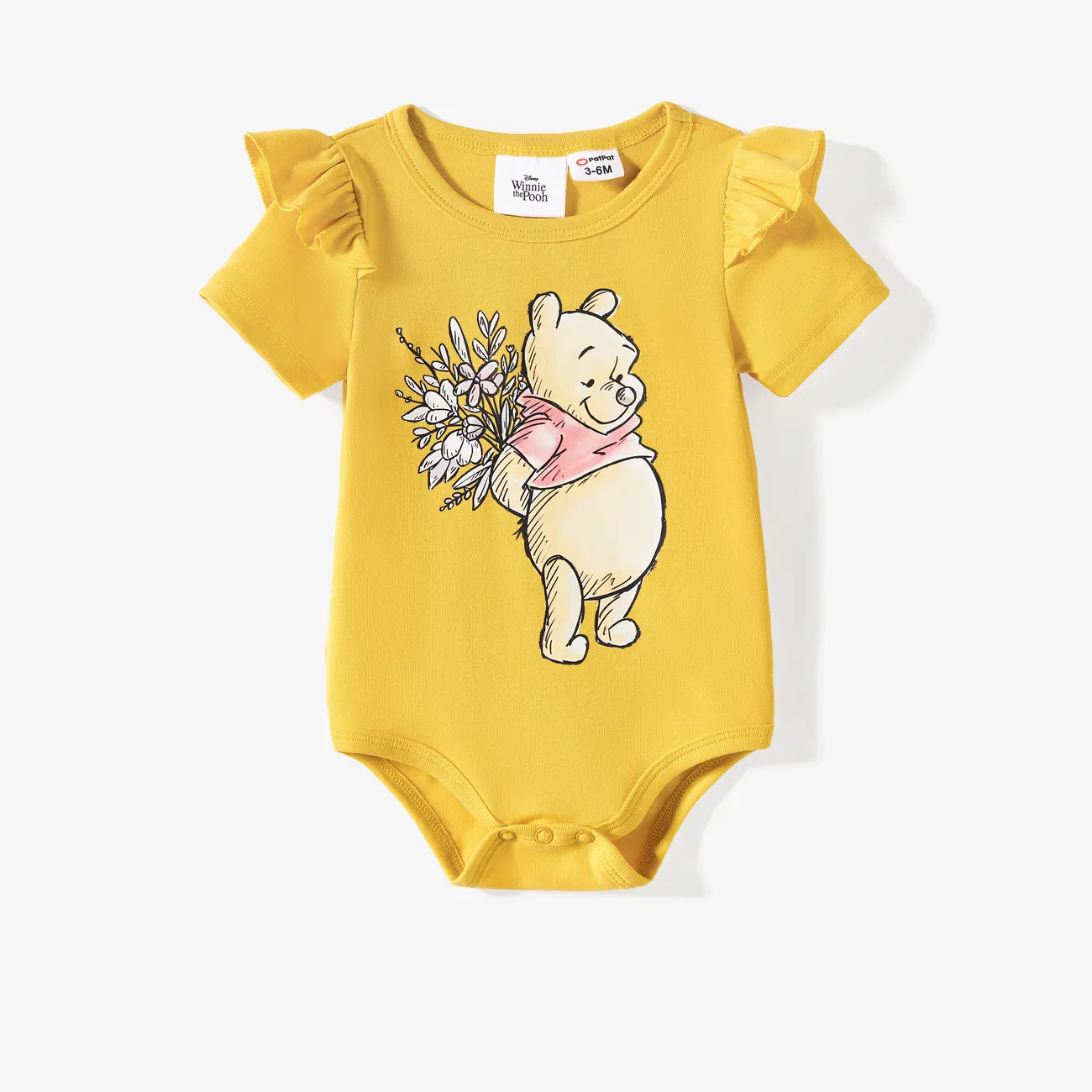 Disney Winnie the Pooh Muttertag Kurzärmelig Kleider Mama und ich Mehrfarbig big image 1
