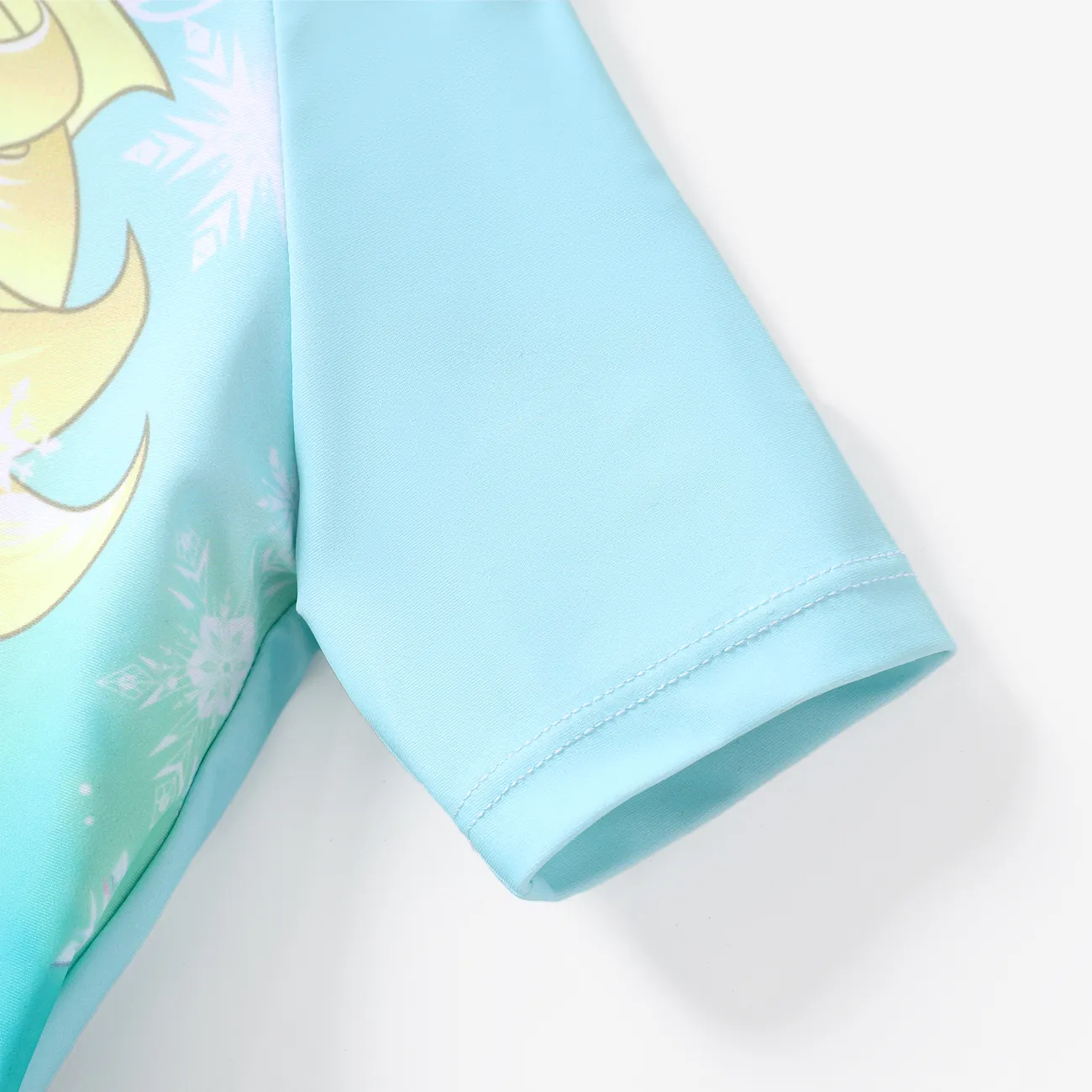 Disney Frozen 2 unidades Criança Menina Hipertátil/3D Infantil Fato de banho Primavera verde big image 1