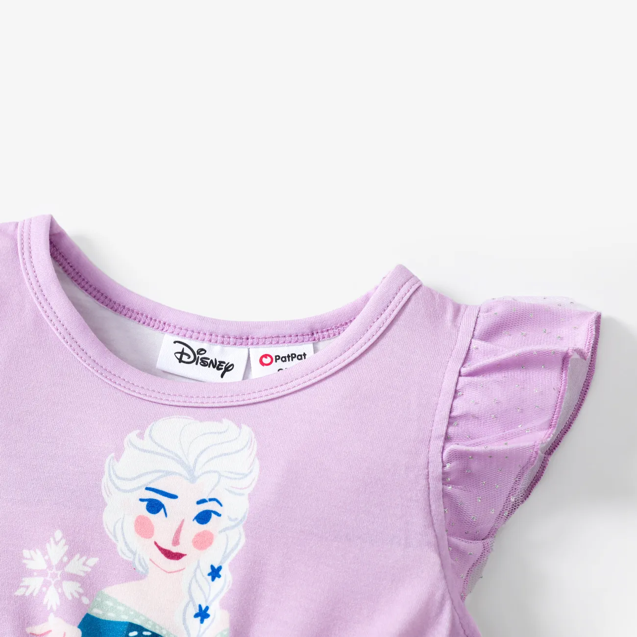Disney Frozen Toddler Girls Elsa Naia™ Character Print Set/Top Purple big image 1