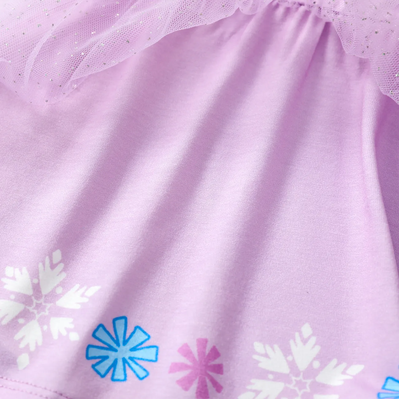 Disney Frozen Toddler Girls Elsa Naia™ Personagem Print Set/Top Roxa big image 1