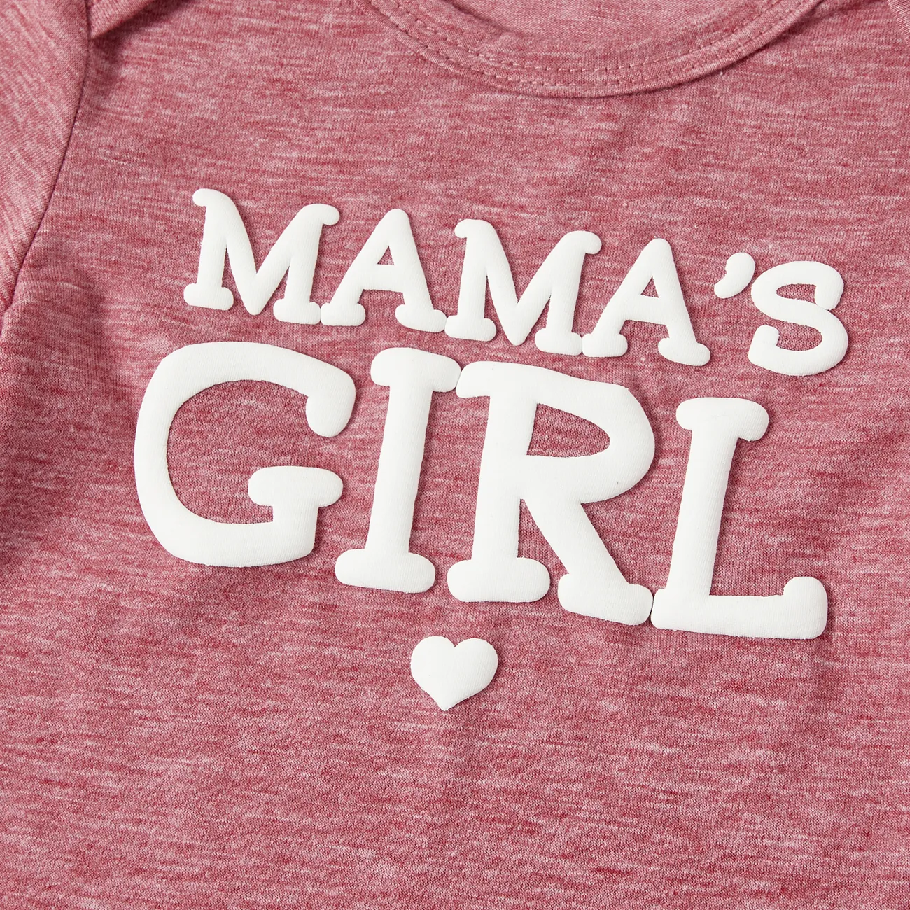 母親節 短袖 上衣 媽咪寶寶裝 粉色的 big image 1