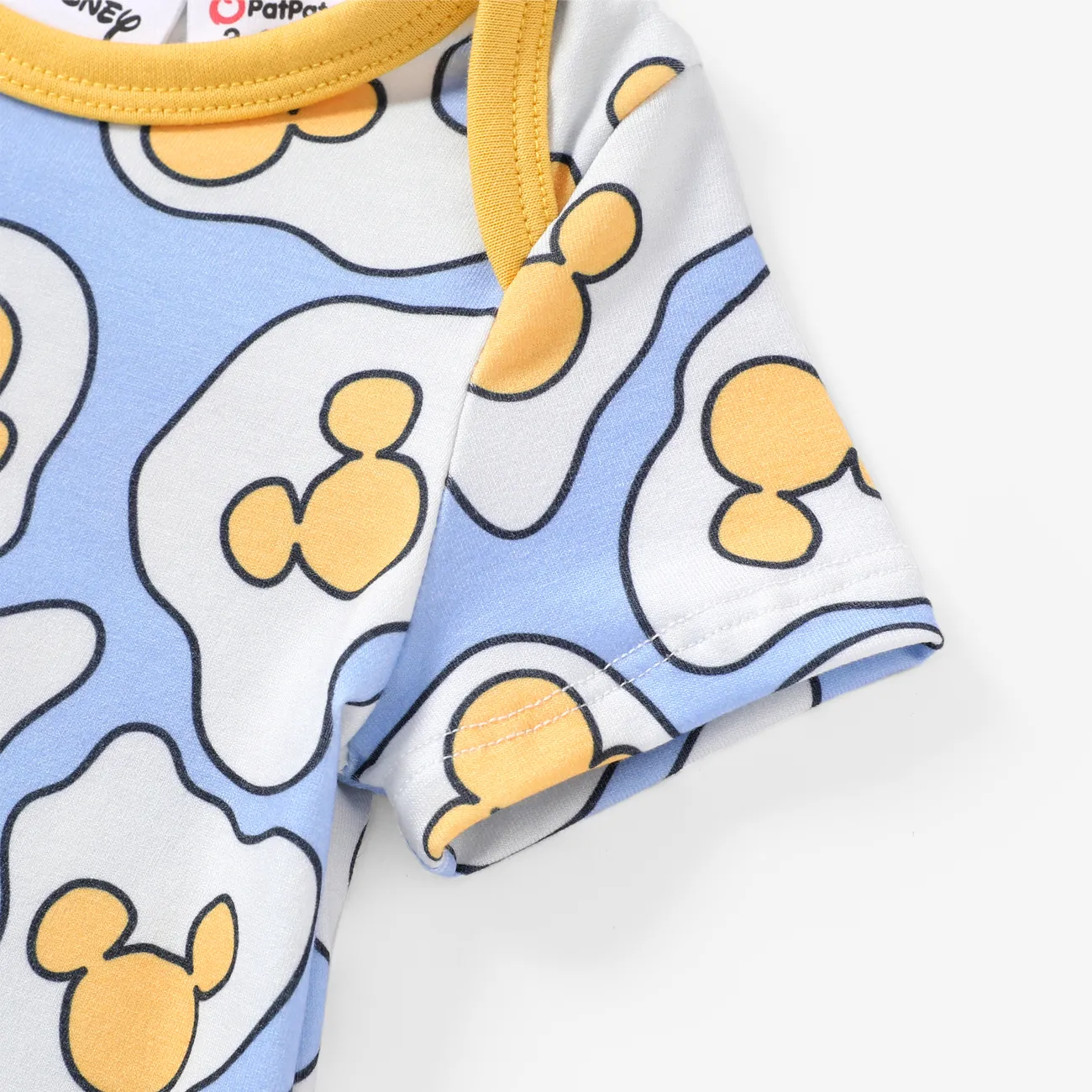 Disney Mickey and Friends Baby Unisex Kindlich Kurzärmelig Strampler nicht-gerade weiss big image 1