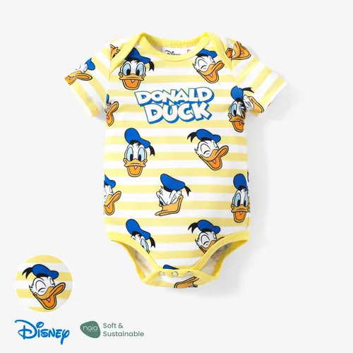 Disney Mickey e Amigos Baby Boys / Girls Pato Donald 1pc Naia™ 90's Aniversário Bolo Print Romper