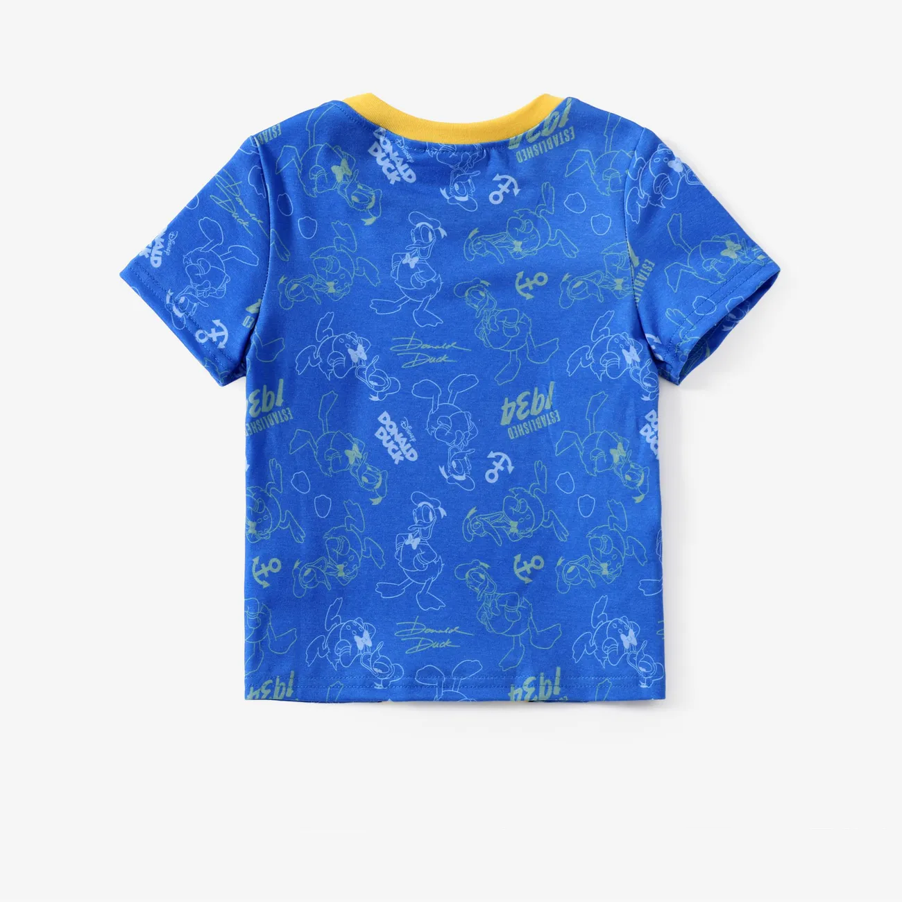 Disney Mickey and Friends Unisexe Enfantin T-Shirt Bleu big image 1