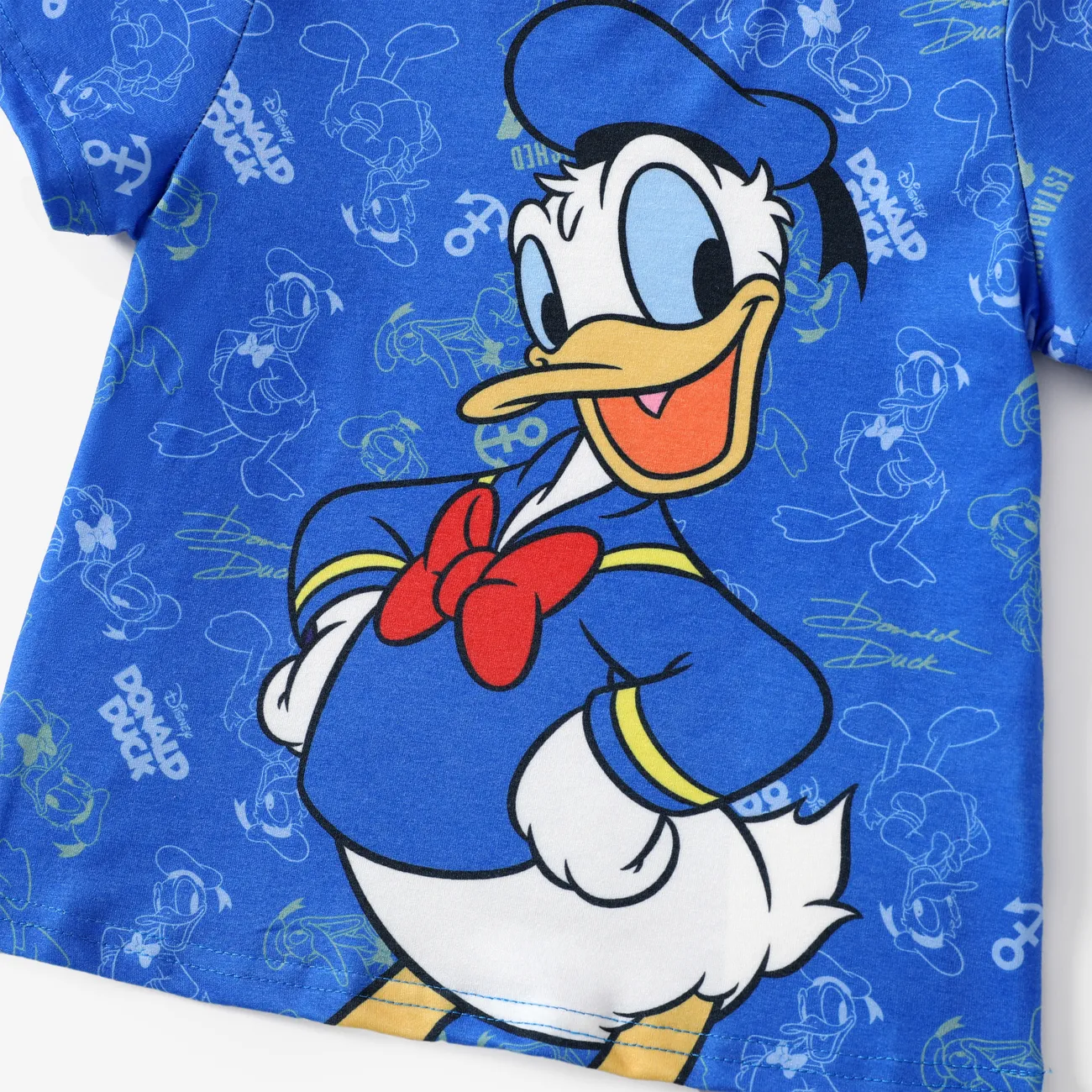 Disney Mickey and Friends Unisex Infantil Camiseta Azul big image 1
