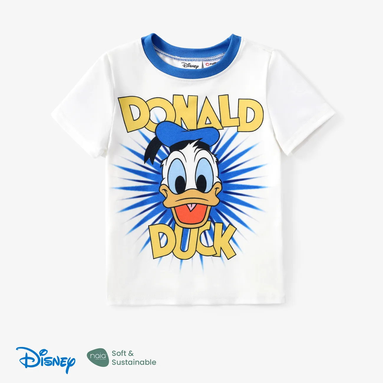 Disney Mickey and Friends Unisexe Enfantin T-Shirt Blanc big image 1