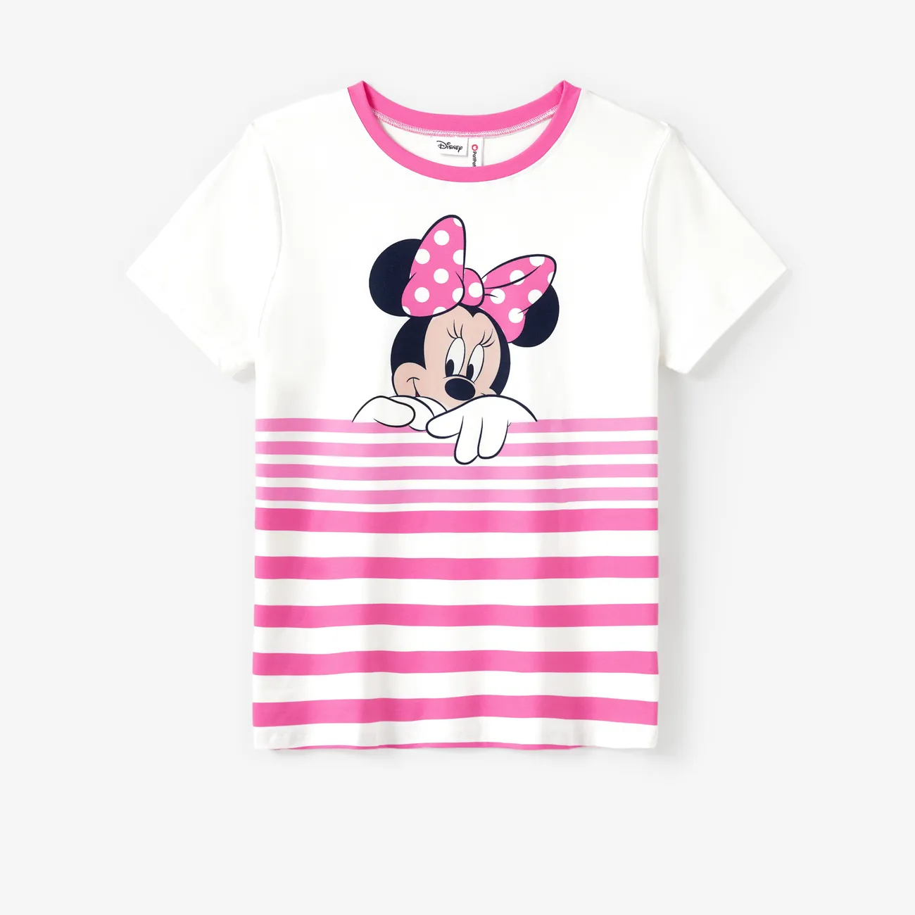Disney Mickey and Friends Family Matching Naia™ Character Print Striped T-shirt/Jumpsuit COLOREDSTRIPES big image 1