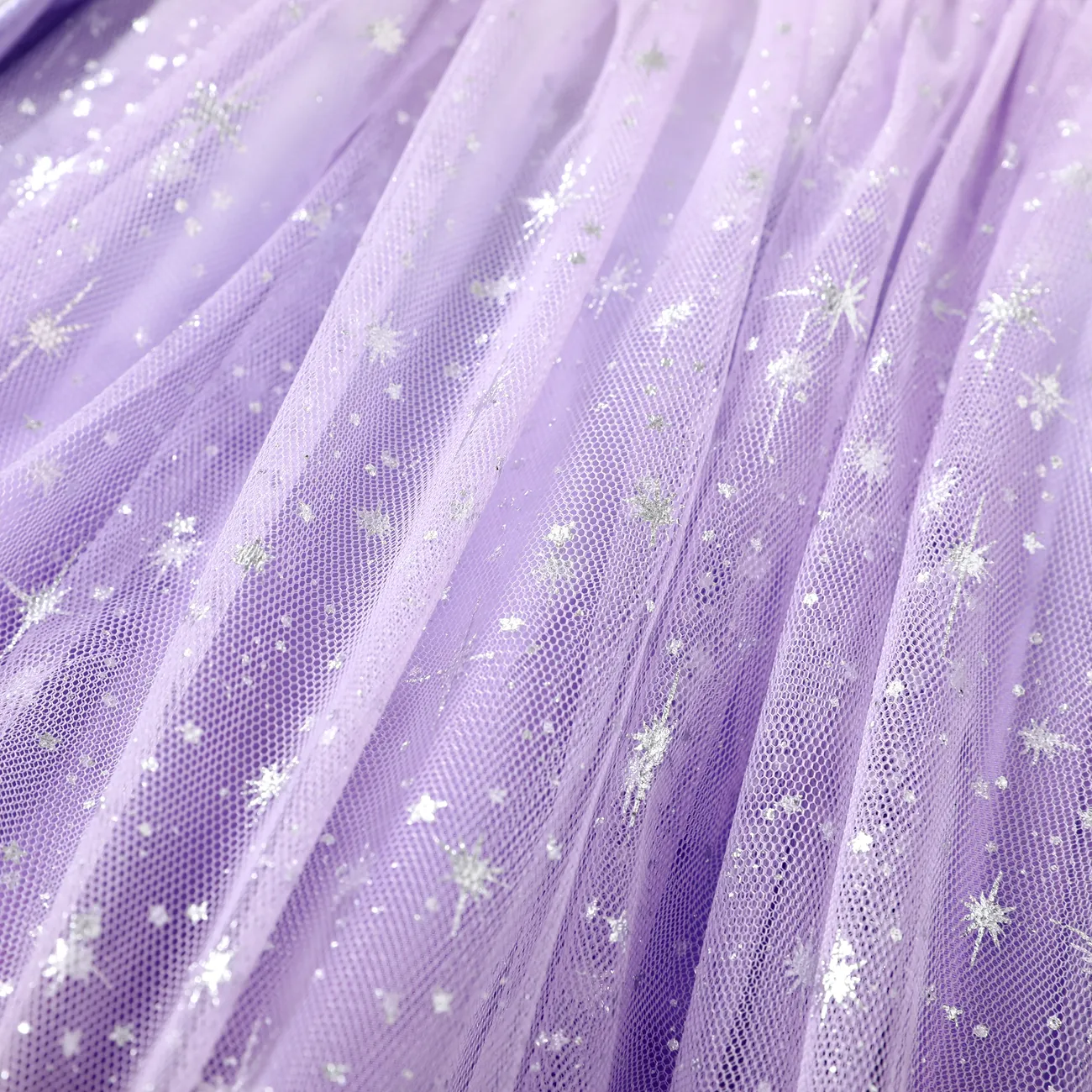 La Pat’ Patrouille 2 pièces Enfant en bas âge Fille Couture de tissus Doux Chien Robes Violet big image 1