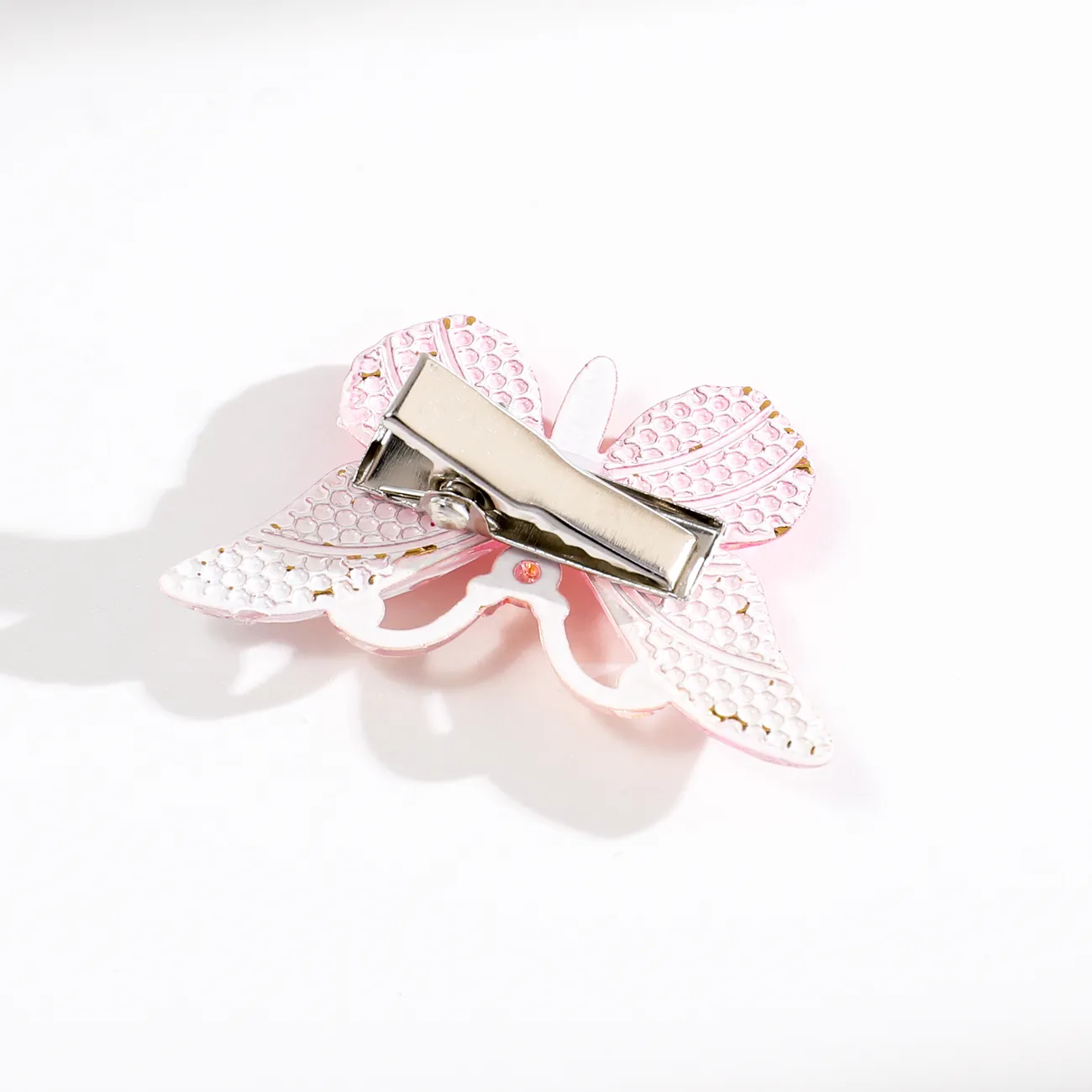 5er-Pack Kleinkind / Kinder Mädchen Frische und süße 3D Schmetterling Haarspangen rosa big image 1