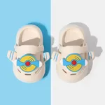 Niño pequeño / niños niña / niño color sólido 3D tema de avión agujero zapatos  Blanco