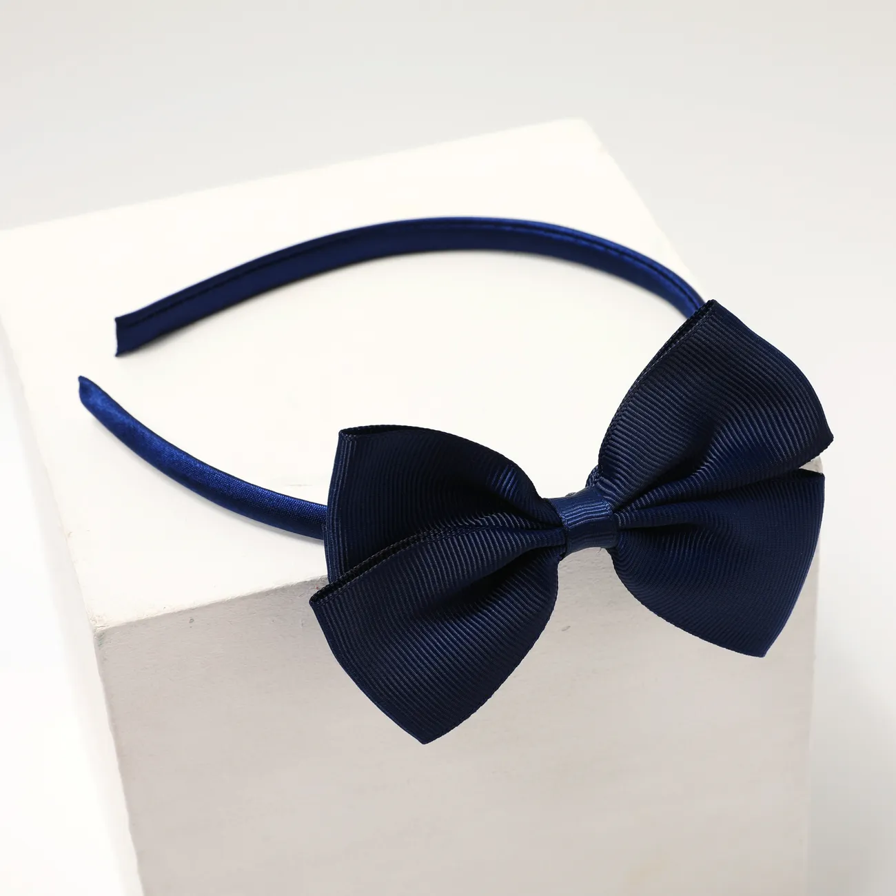Toddler/kids Girl Casual Butterfly Bow Hairband Dark Blue big image 1