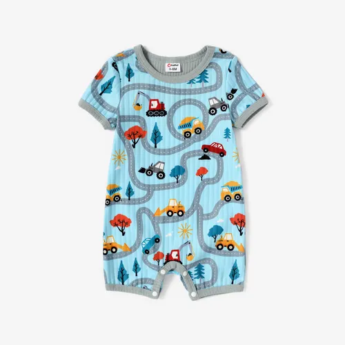 Pagliaccetto Baby Boy Vehicle Print