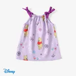 Disney Winnie the Pooh Bebé Con encaje Infantil Camiseta sin mangas Vestido Violeta claro