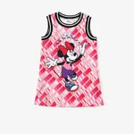 Disney Mickey and Friends Toddler Girls 1pc Naia™ Character Print Sleeveless Sporty Dress pink-