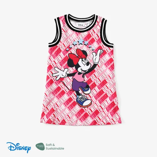 Disney Mickey and Friends Toddler Girls 1pc Naia™ Character Print Sleeveless Sporty Dress