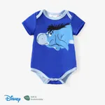 Disney Winnie the Pooh Baby Girls/Boys 1pc Naia™ Character Print Short-sleeve  Romper Blue