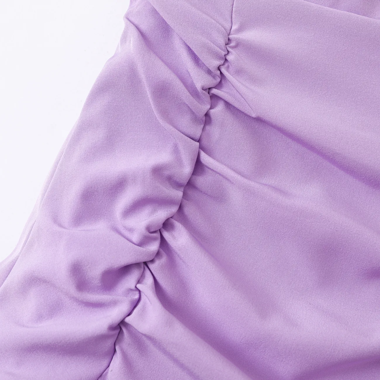 Sweet Ruffle Edge Skirt for Girls - Polyester Spandex Blend - 1 Piece - Regular Fit - Kid's Skirt Cl Purple big image 1