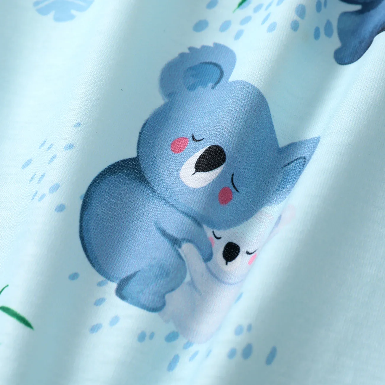 Bebê/criança menino 2pcs Koala padrão pijama Set Multicolorido big image 1