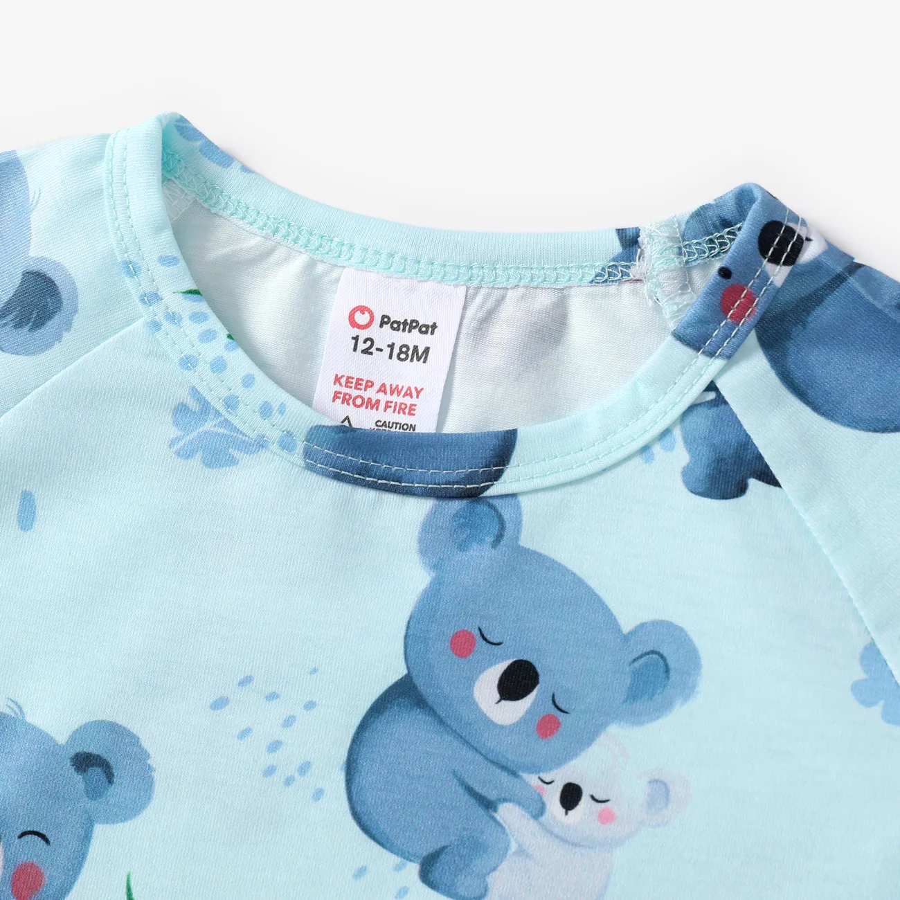 Bébé/Enfant en bas âge garçon 2pcs Koala motif pyjama ensemble Multicolore big image 1