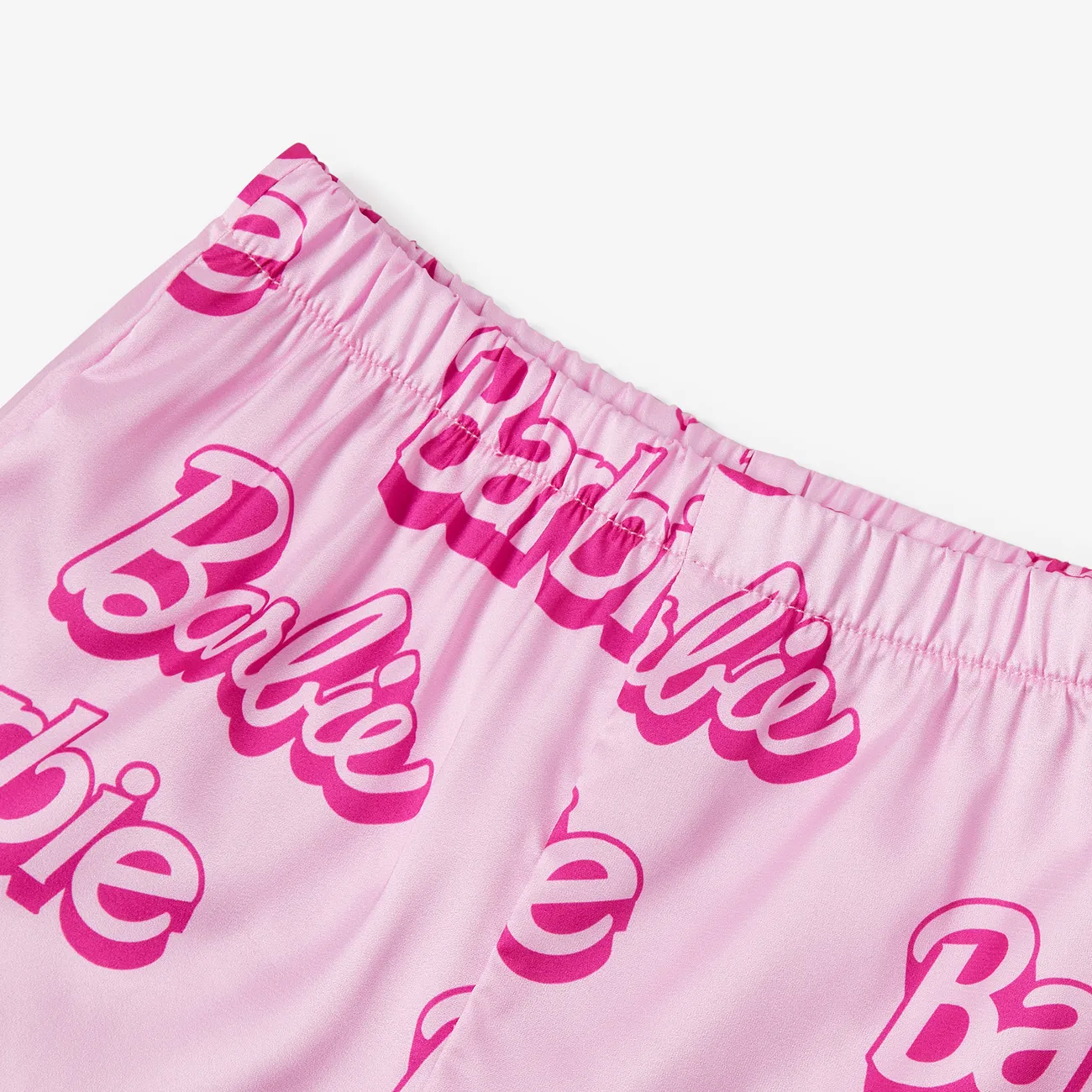 Barbie Mommy and Me Pink Classic Barbie Letter Casual Set Pink big image 1