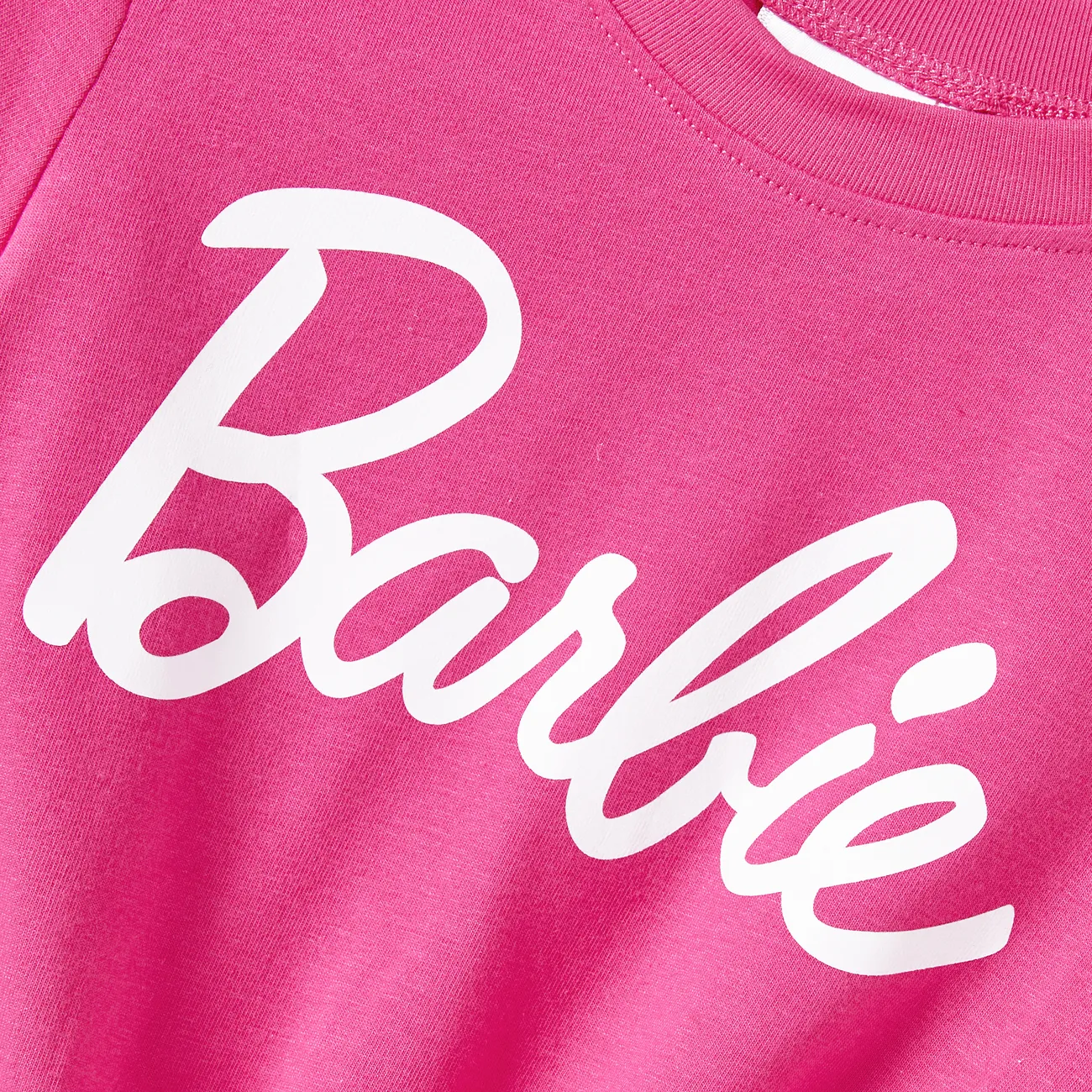 Barbie 短袖 上衣 媽咪寶寶裝 玫瑰 big image 1