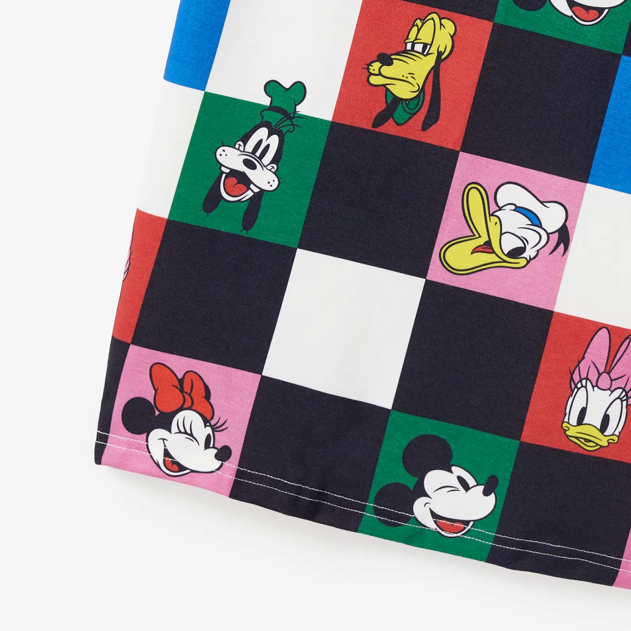 Disney Mickey and Friends Look Familial Sans manches Tenues de famille assorties Ensemble Multicolore big image 1