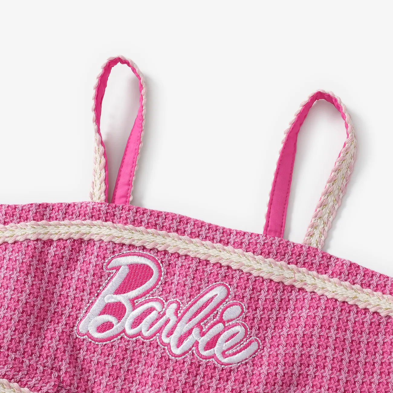 Barbie IP Mädchen Borte Süß Kleider Rosa big image 1