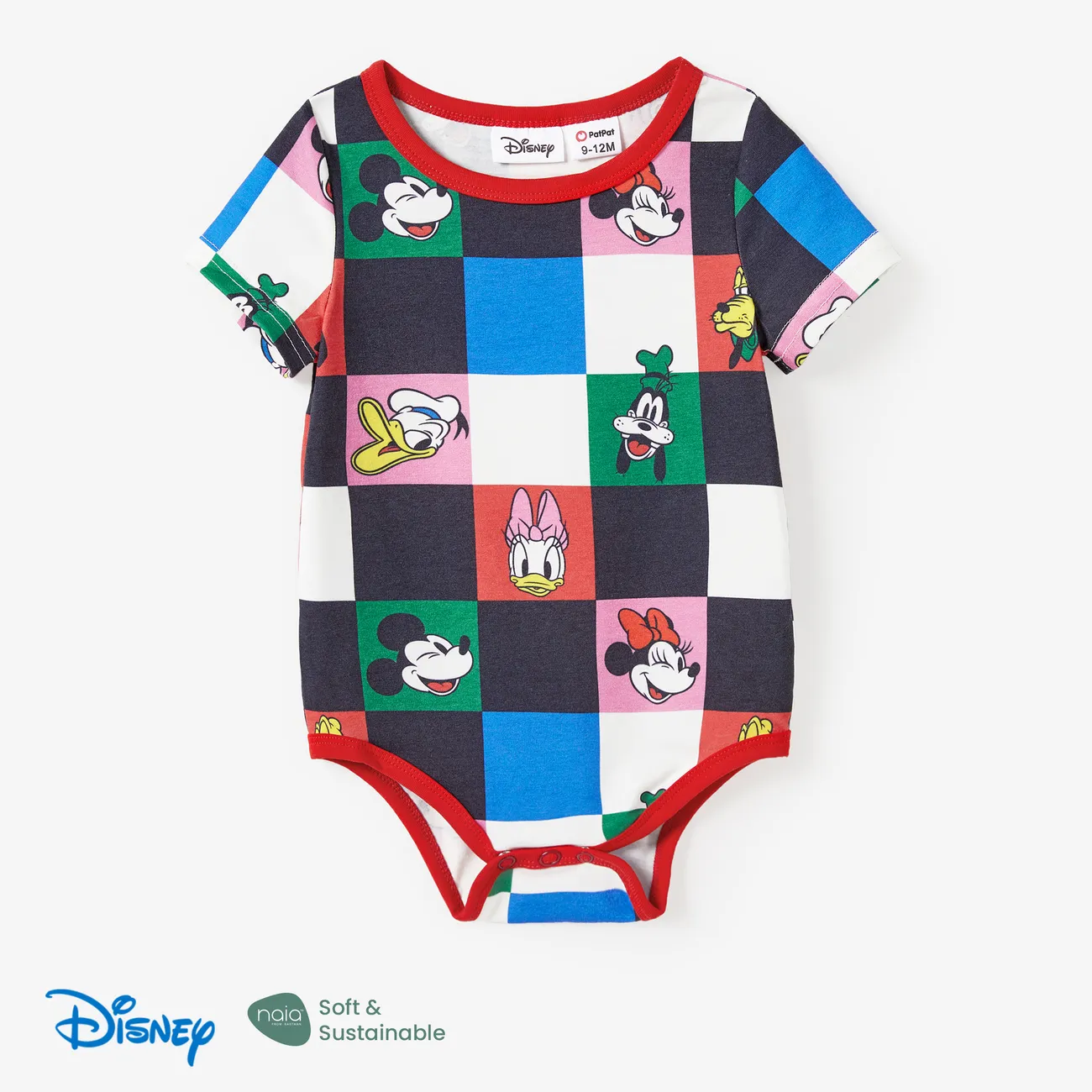 Disney Mickey and Friends Familien-Looks Ärmellos Familien-Outfits Sets Mehrfarbig big image 1