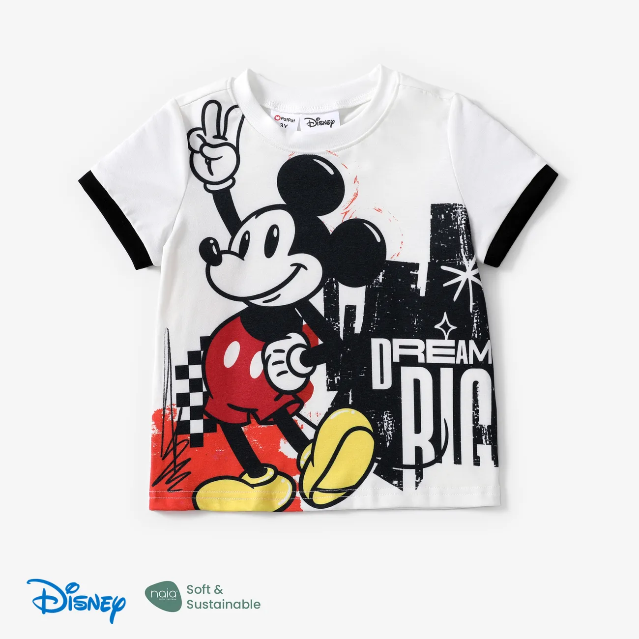 Disney Mickey and Friends 3 unidades Chico Trenza Infantil Conjuntos Blanco big image 1