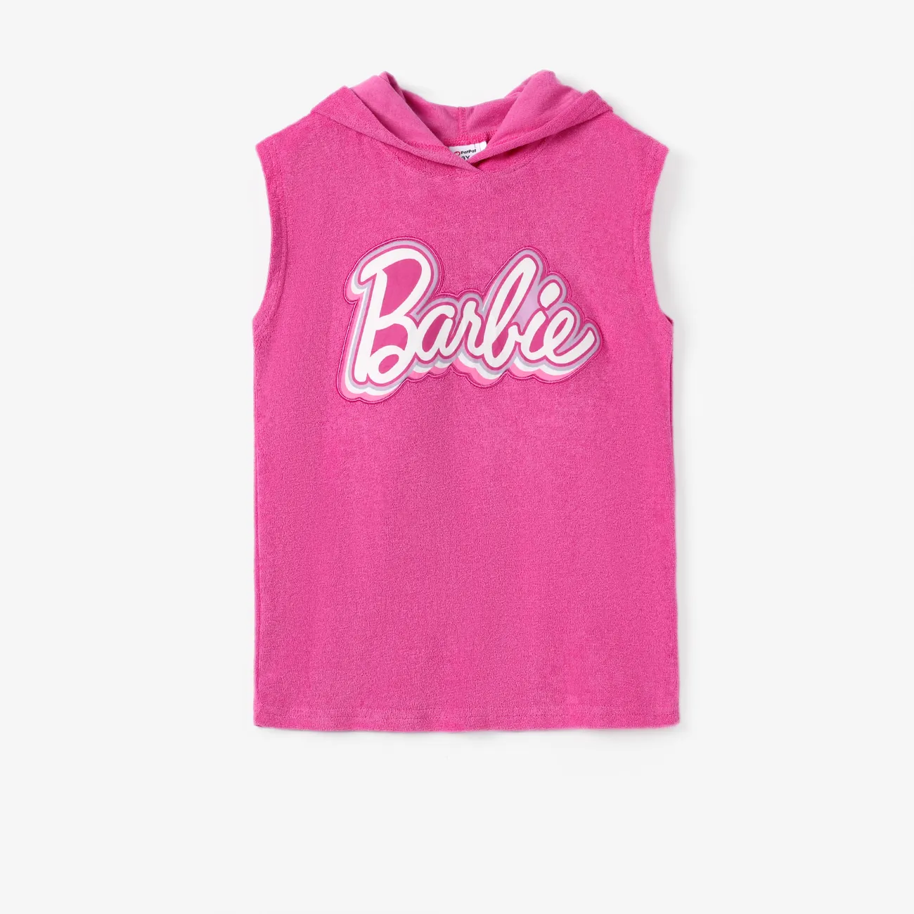 Barbie Chica Con capucha Infantil Trajes de baño Roseo big image 1