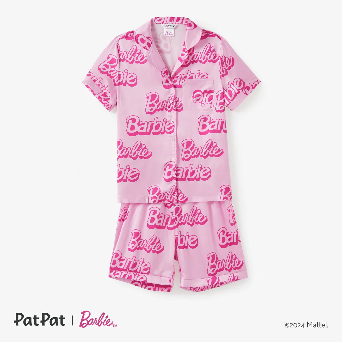 Barbie 母親節 短袖 套裝 媽咪寶寶裝 粉色 big image 1