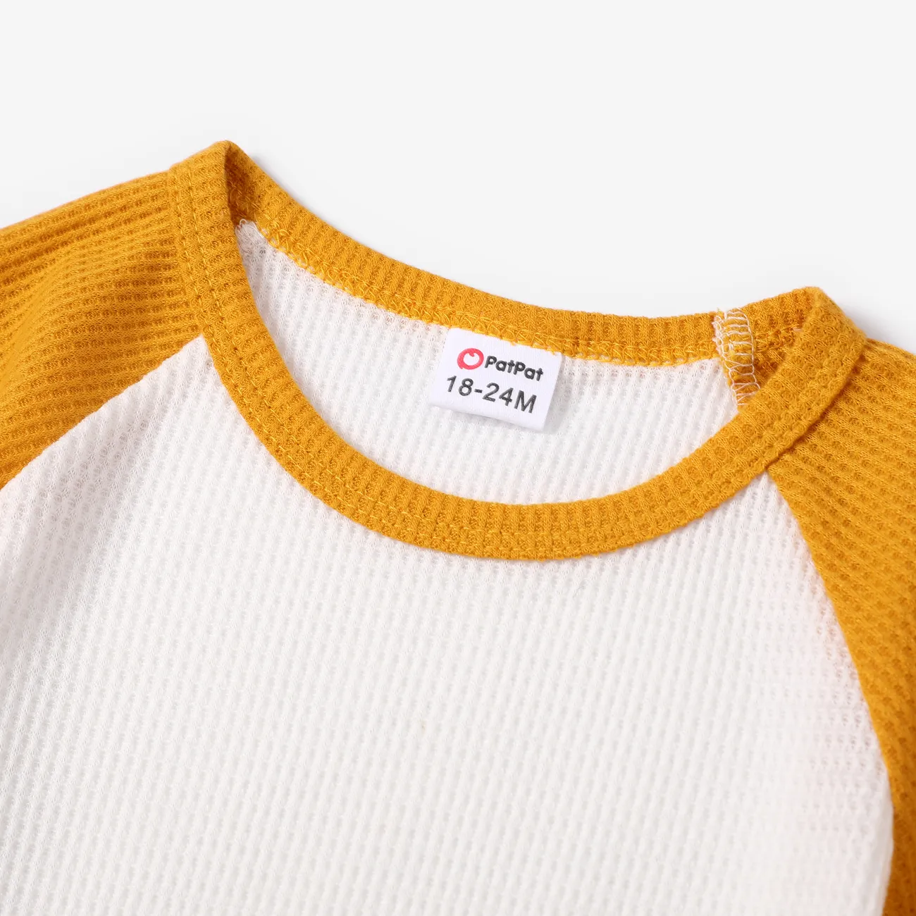 2 Stück Kleinkinder Jungen Stoffnähte Basics T-Shirt-Sets gelb big image 1