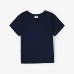 Kleinkinder Jungen Basics Kurzärmelig T-Shirts Königsblau