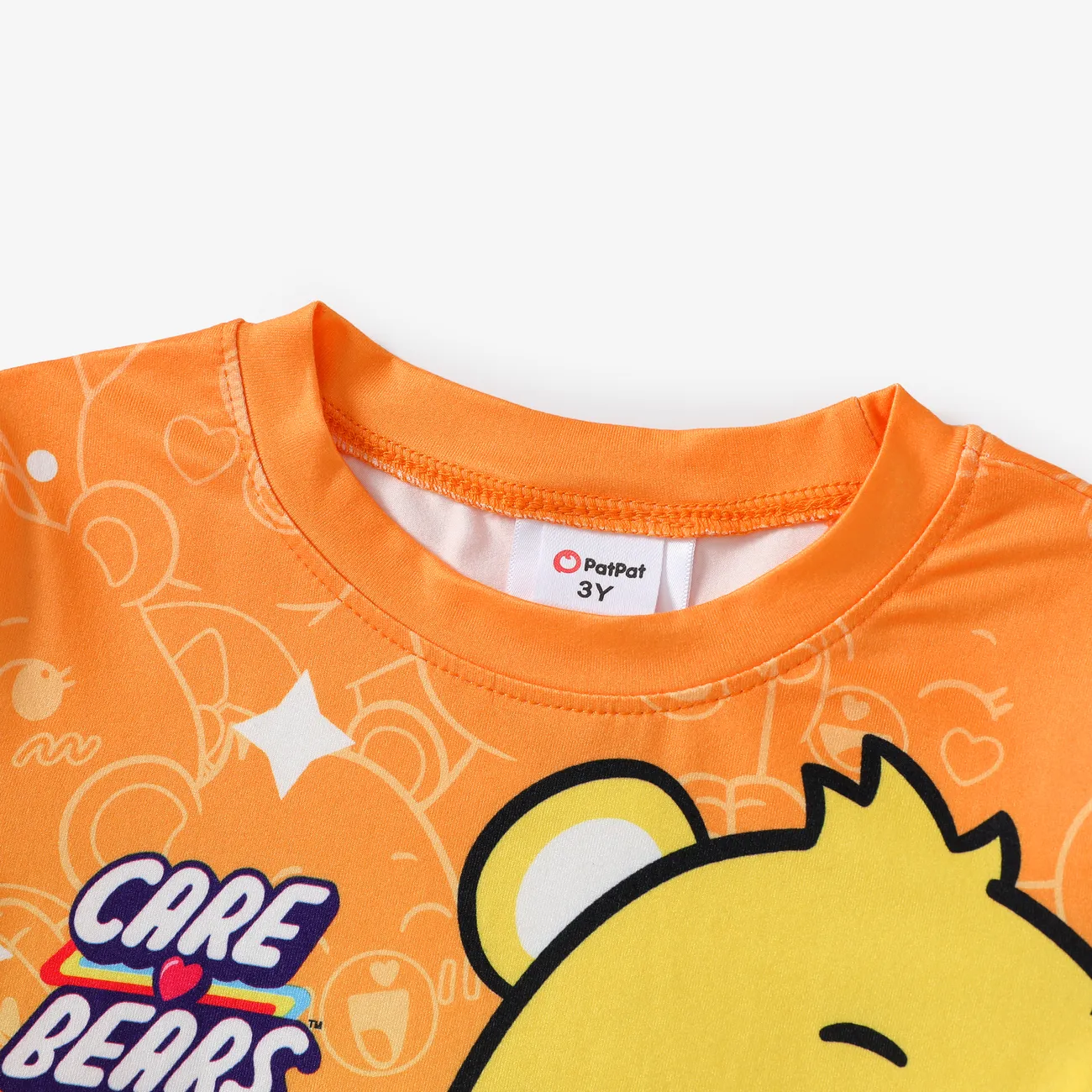 Gli Orsetti del Cuore Unisex Infantile Maglietta Arancione big image 1