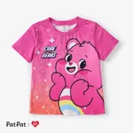 Care Bear 幼兒/兒童男孩/女孩 1 件字元漸變印花 T 恤 玫瑰