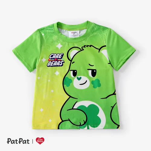 Care Bär Kleinkind/Kind Jungen/Mädchen 1 Stück Charakter Gradient Print T-Shirt