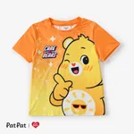 Care Bear Toddler/Kid Boys/Girls 1pc Character Gradient Print T-shirt Orange